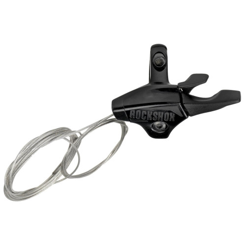 Fork remote lockout kit Rock Shox OneLoc SID/Reba/Revelation (2013-2017) left above, right below