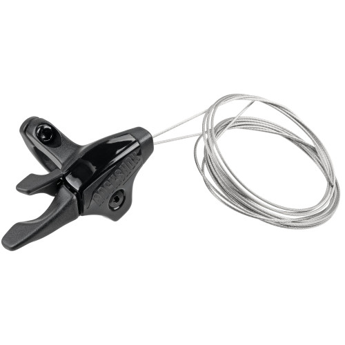 Fork remote lockout kit Rock Shox OneLoc SID/Reba/Revelation (2013-2017) right above, left below