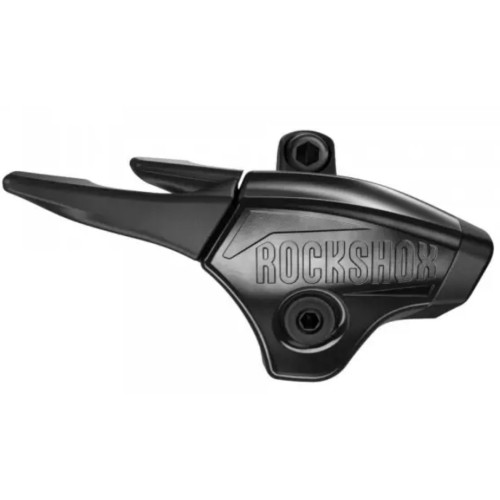 Fork remote lockout kit Rock Shox OneLoc SID/Reba/Revelation (2013-2017) right above, left below