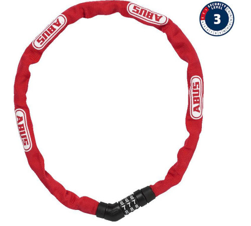 Lock Abus Steel-O-Chain 4804C/75 red