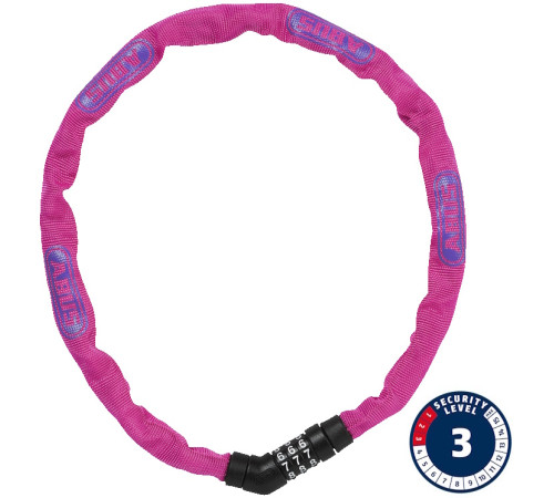Lock Abus Steel-O-Chain 4804C/75 pink