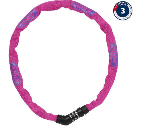 Lock Abus Steel-O-Chain 4804C/75 pink