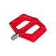 Pedals RFR Flat RACE Alu red