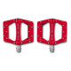 Pedals RFR Flat RACE Alu red