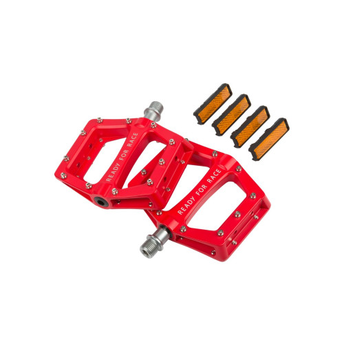 Pedals RFR Flat RACE Alu red