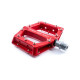 Pedals RFR Flat RACE Alu red