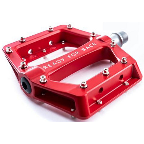 Pedals RFR Flat RACE Alu red