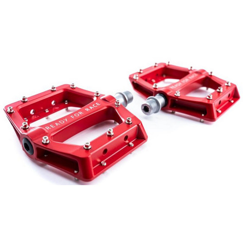 Pedals RFR Flat RACE Alu red