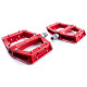 Pedals RFR Flat RACE Alu red