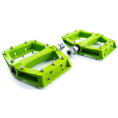 Pedals RFR Flat RACE Alu green