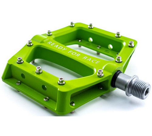 Pedals RFR Flat RACE Alu green