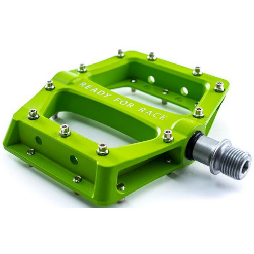 Pedals RFR Flat RACE Alu green