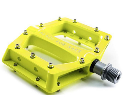 Pedals RFR Flat RACE Alu neon yellow