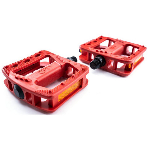 Pedals RFR Flat HQP CMPT plastic red