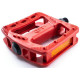 Pedals RFR Flat HQP CMPT plastic red