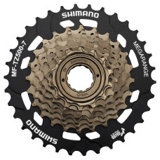 Aizmugurējie zobratu blok Shimano MF-TZ500 MegaRange 7-speed