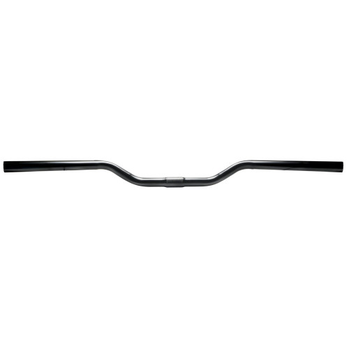 Handlebar Azimut City steel 660x25.4mm rise 55mm black