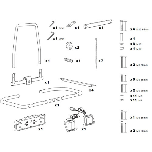 Cargo carrier Thule EasyBase 949 (7pin)