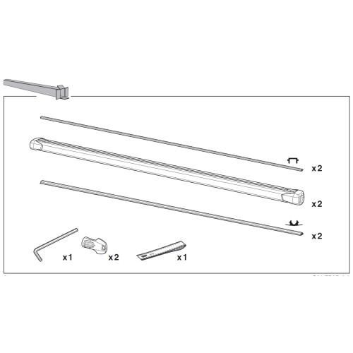 Roof Bar Set Thule SlideBar Set-144CM