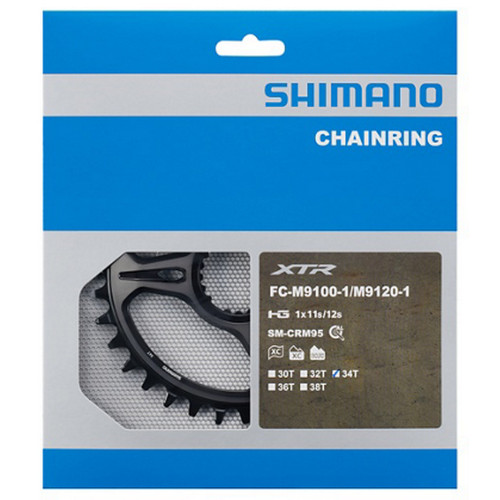 Priekšējā ķēdes riteņa Shimano XTR SM-CRM95 34T