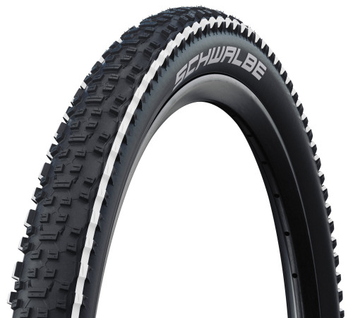 Tire 27.5" Schwalbe Rapid Rob HS 425 Active Wired 57-584 / 27.5x2.25 White Stripes