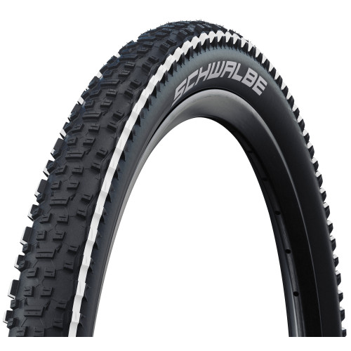 Tire 27.5" Schwalbe Rapid Rob HS 425 Active Wired 57-584 / 27.5x2.25 White Stripes