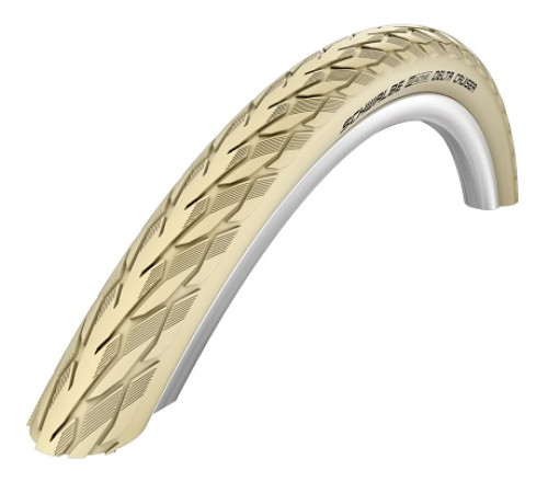 Riepa 26" Schwalbe Delta Cruiser Plus HS 431 Active Wired 37-590 Creme-Reflex