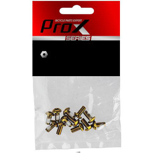 Disc rotor fixing bolts ProX yellow (12 pcs.)