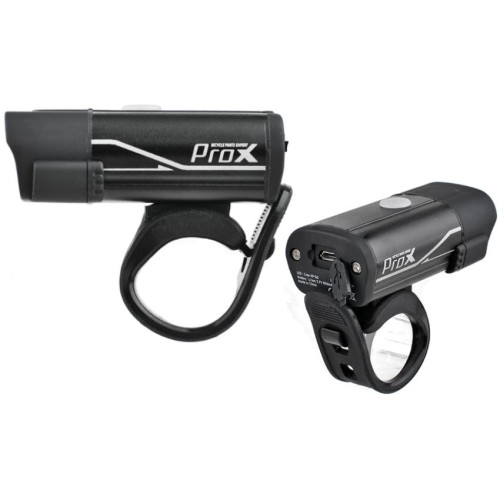 Front lamp ProX Hydra 1xCREE + 2xLED 400Lm USB