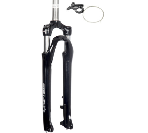 Fork SR Suntour NEX RL DS 28" 63mm 1-1/8" 9x100mm black matt