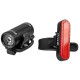 Light set ProX Pictor CREE 350Lm + 10Lm USB black