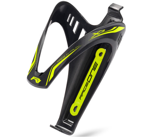 Bottle cage RaceOne X3 RACE black-yellow fluo