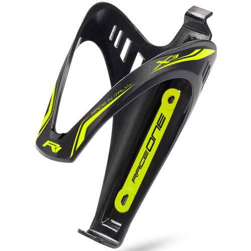 Bottle cage RaceOne X3 RACE black-yellow fluo