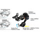 Rear derailleur Shimano SLX RD-M7100 1x12-speed
