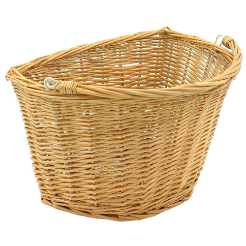 Basket front Azimut Wicker Hooks Natural 34x26x22cm