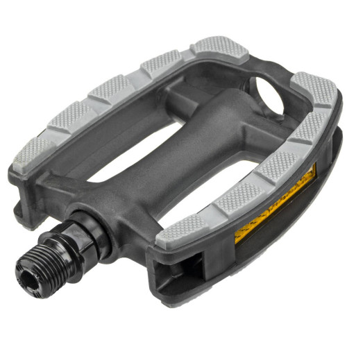 Pedals Azimut Trekking plastic Antislip with ZU bearings and reflectros (1011)