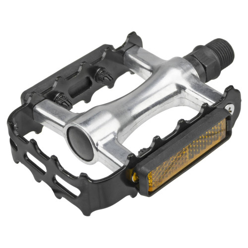 Pedals Azimut MTB Alu/steel Antislip with ZU bearings and reflectros (1012)