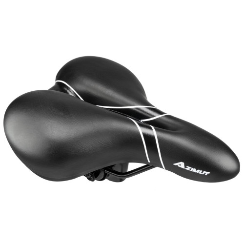 Sēdeklis Azimut Comfort Full Cut 265x200mm black-silver (1029)