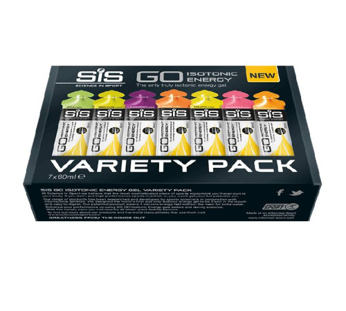 Nutrition gel pack SiS Go Isotonic Energy Variety 7x60ml