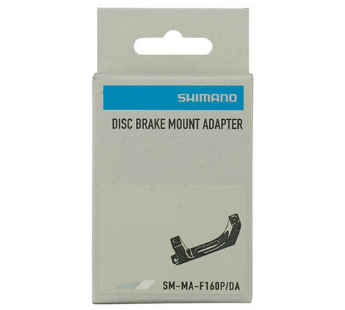 Mount adapter for front disc brake Shimano SM-MA-F160P/D