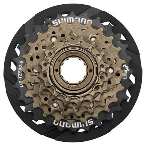 Freewheel Shimano MF-TZ500 6-speed with guard