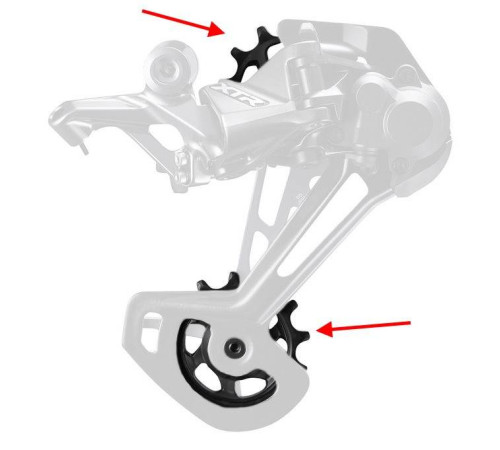 Tension and guide pulley set Shimano RD-M9100