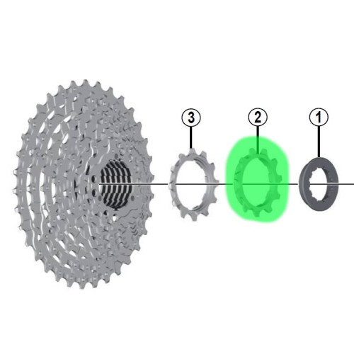 Sprocket Shimano ALIVIO CS-HG400-11T