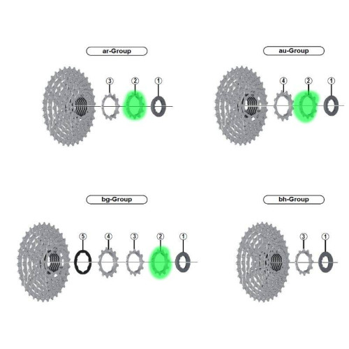 Sprocket Shimano ALIVIO CS-HG400-11T