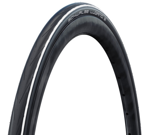 Riepa 28" Schwalbe Lugano II HS 471 Active Wired 25-622 / 700x25C White Stripes