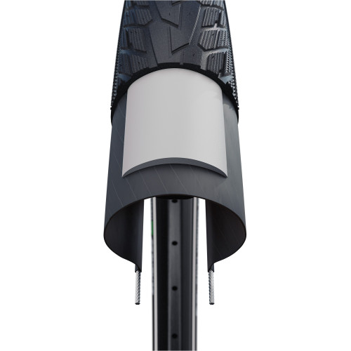 Riepa 28" Schwalbe Road Cruiser Plus HS 484 Active Wired 37-622 / 28x1.40 GreenCompound Reflex