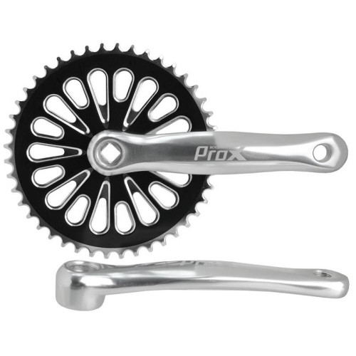 Front crankset ProX Cruiser Alu 1-speed 44T 170mm silver