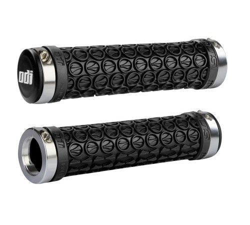 Grips ODI SDG MTB Lock-On Bonus Pack Black w/Silver Clamps