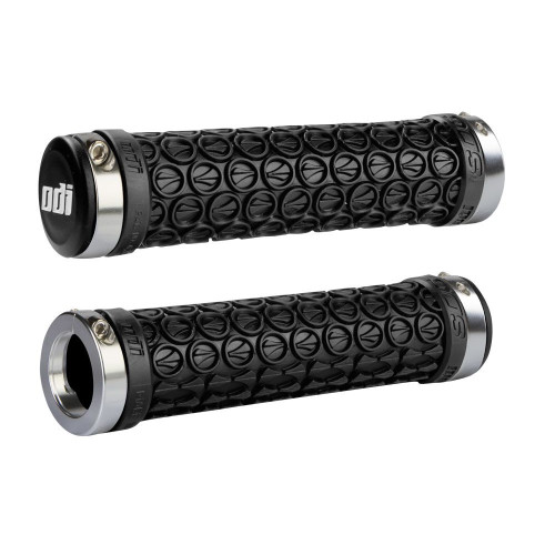 Grips ODI SDG MTB Lock-On Bonus Pack Black w/Silver Clamps