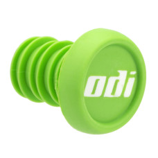 Stūres rokturu korķi ODI BMX 2-Color Push-In Green
